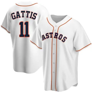 2018 Evan Gattis Game Used Memorial Day Two Home Run Jersey — BOM