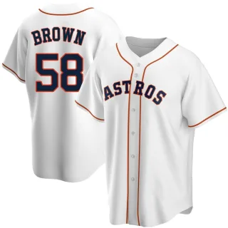 Men's Hunter Brown Houston Astros Authentic Brown Navy 2022 City Connect  Jersey