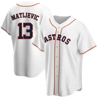 Men's J.J. Matijevic Houston Astros Replica Orange Alternate Jersey