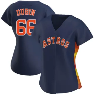 Women's Authentic Navy Shawn Dubin Houston Astros Alternate Jersey