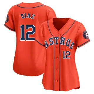 Women's Limited Orange Aledmys Diaz Houston Astros Alternate Jersey