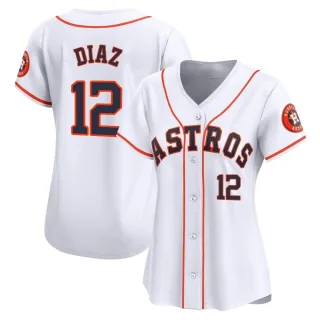 Women's Limited White Aledmys Diaz Houston Astros Home Jersey