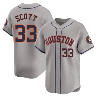 Youth Limited Gray Mike Scott Houston Astros Away Jersey